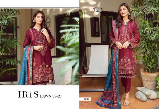 Shree Fabs Iris Lawn SS 23 Cotton Chiffon Salwar Suit Catalog 7 Pcs 6 510x351 - Shree Fabs Iris Lawn SS 23 Cotton Chiffon Salwar Suit Catalog 7 Pcs