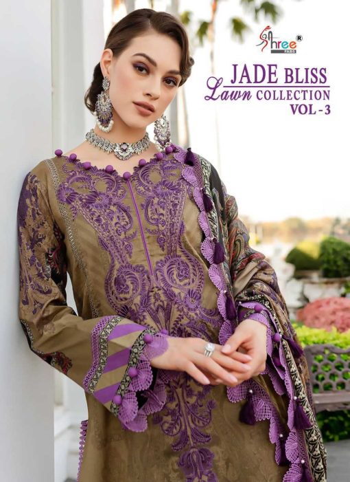 Shree Fabs Jade Bliss Lawn Collection Vol 3 Cotton Chiffon Salwar Suit Catalog 8 Pcs 1 510x701 - Shree Fabs Jade Bliss Lawn Collection Vol 3 Cotton Chiffon Salwar Suit Catalog 7 Pcs