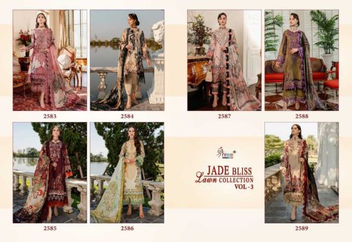 Shree Fabs Jade Bliss Lawn Collection Vol 3 Cotton Chiffon Salwar Suit Catalog 8 Pcs 16 510x351 - Shree Fabs Jade Bliss Lawn Collection Vol 3 Cotton Chiffon Salwar Suit Catalog 7 Pcs