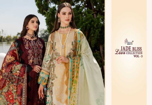 Shree Fabs Jade Bliss Lawn Collection Vol 3 Cotton Chiffon Salwar Suit Catalog 8 Pcs 7 510x351 - Shree Fabs Jade Bliss Lawn Collection Vol 3 Cotton Chiffon Salwar Suit Catalog 7 Pcs