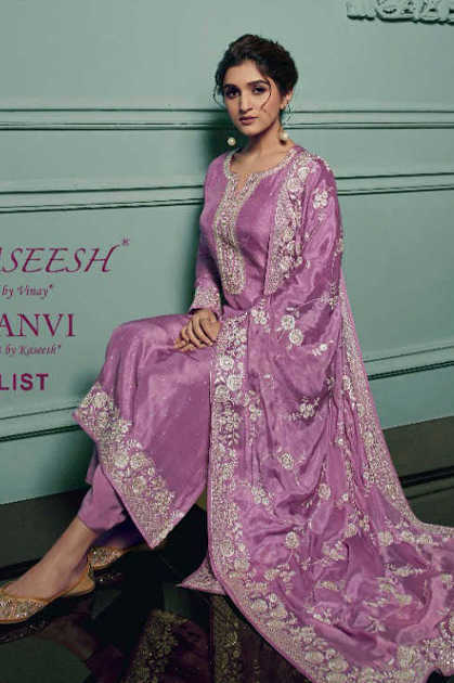 Vinay Kaseesh Saanvi Hit List Shantoon Salwar Suit Catalog 4 Pcs