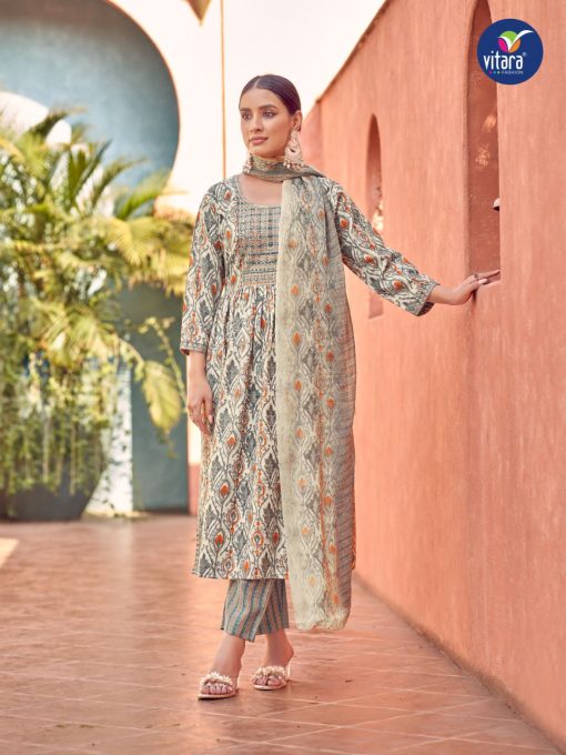 Vitara Brinton Kurti with Dupatta Bottom Cotton Catalog 4 Pcs 3 510x680 - Vitara Brinton Kurti with Dupatta Bottom Cotton Catalog 4 Pcs