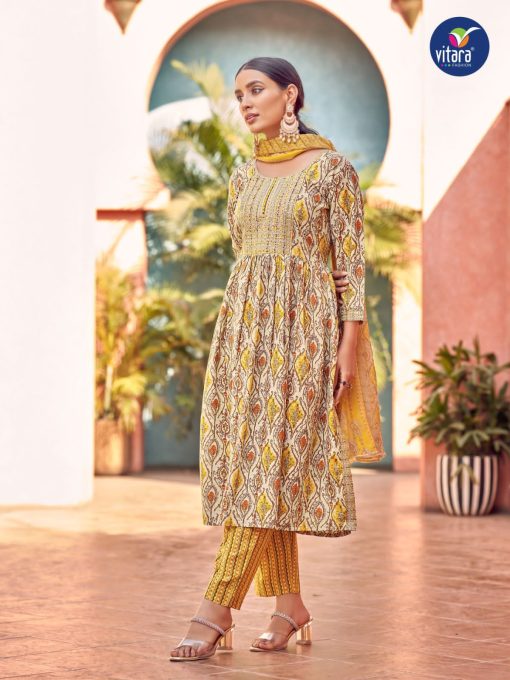 Vitara Brinton Kurti with Dupatta Bottom Cotton Catalog 4 Pcs 7 510x680 - Vitara Brinton Kurti with Dupatta Bottom Cotton Catalog 4 Pcs