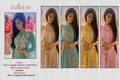 Zarqash Z 3044 by Khayyira Organza Salwar Suit Catalog 4 Pcs 9 510x340 - Zarqash Z 3044 by Khayyira Organza Salwar Suit Catalog 4 Pcs