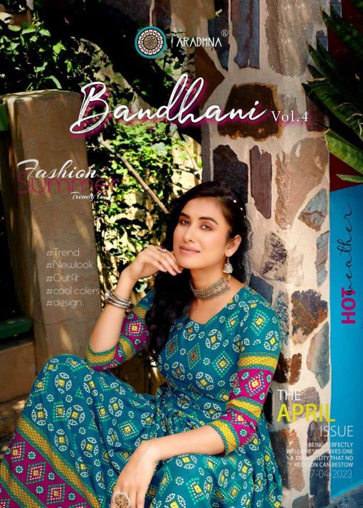 Aradhna Bandhani Vol 4 Rayon Kurti Catalog 12 Pcs 18 510x714 - Aradhna Bandhani Vol 4 Rayon Kurti Catalog 12 Pcs