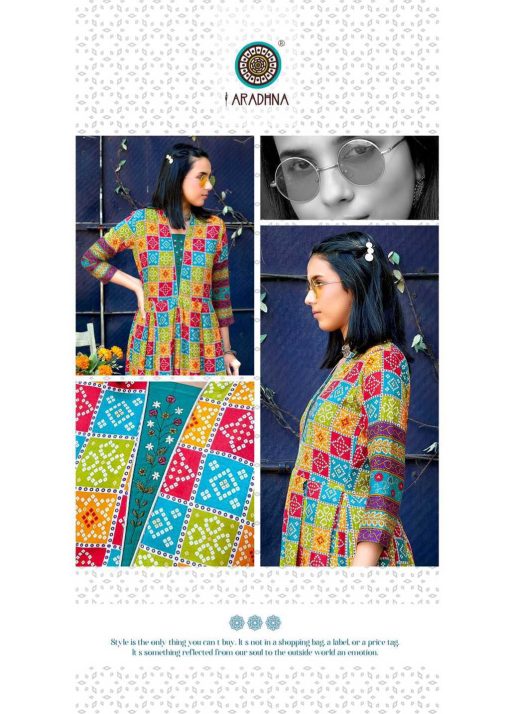 Aradhna Bandhani Vol 4 Rayon Kurti Catalog 12 Pcs 23 1 510x714 - Aradhna Bandhani Vol 4 Rayon Kurti Catalog 12 Pcs