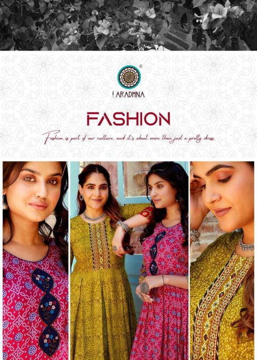 Aradhna Bandhani Vol 4 Rayon Kurti Catalog 12 Pcs 27 510x714 - Aradhna Bandhani Vol 4 Rayon Kurti Catalog 12 Pcs