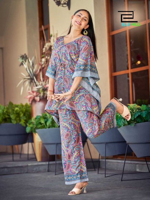 Blue Hills Olivia Kurti with Bottom Fancy Catalog 4 Pcs 5 510x680 - Blue Hills Olivia Kurti with Bottom Fancy Catalog 4 Pcs