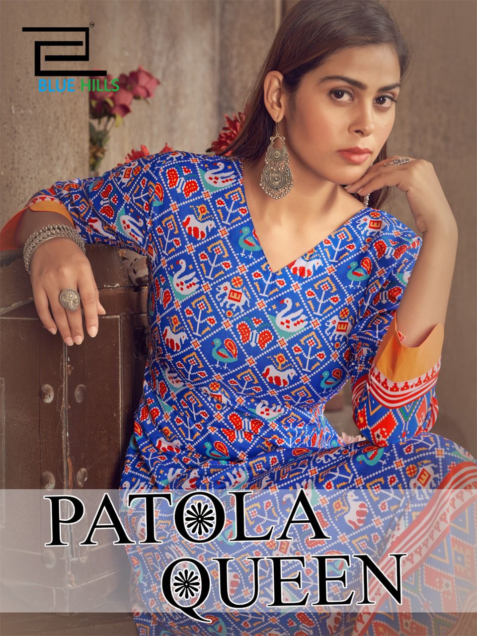 Zari Work With Patti Button Patola Silk Kurti - Havva Fashion - 3407864