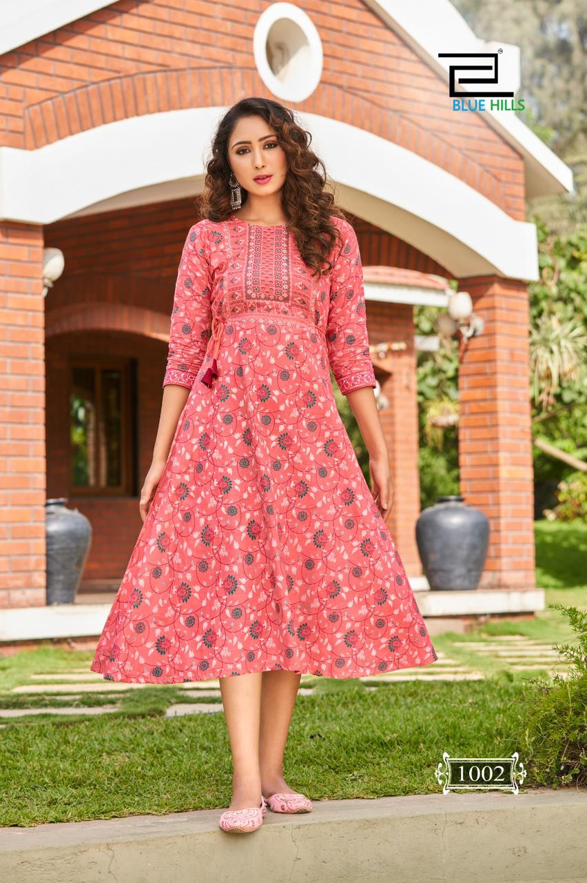Arihant Nx Floret 7 2041-2046 Series Soft Tapeta Silk Designer Kurtis  Wholesale Online Supplier Surat