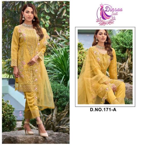 Dinsaa DS 171 Organza Salwar Suit Catalog 4 Pcs 1 510x510 - Dinsaa DS 171 Organza Salwar Suit Catalog 4 Pcs