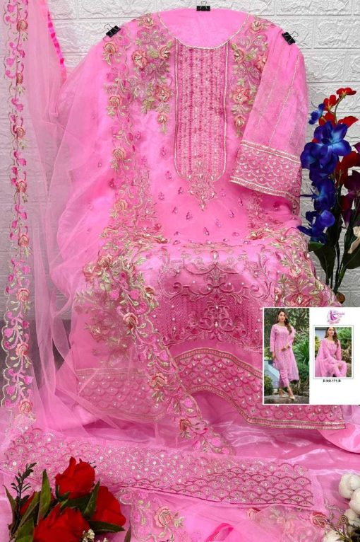 Dinsaa DS 171 Organza Salwar Suit Catalog 4 Pcs 6 510x766 - Dinsaa DS 171 Organza Salwar Suit Catalog 4 Pcs