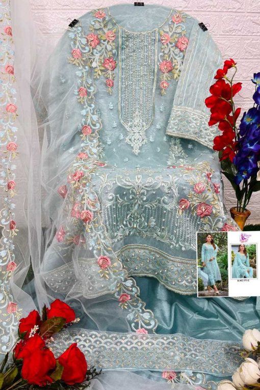 Dinsaa DS 171 Organza Salwar Suit Catalog 4 Pcs 7 510x766 - Dinsaa DS 171 Organza Salwar Suit Catalog 4 Pcs