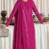 Dinsaa DS 184 E-H Georgette Salwar Suit Catalog 4 Pcs