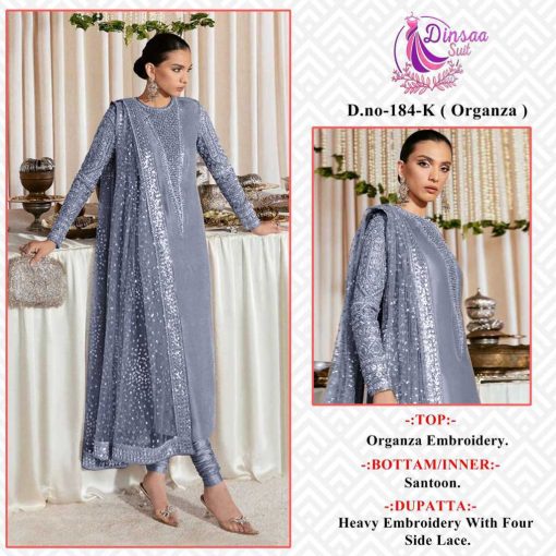 Dinsaa DS 184 I L Organza Salwar Suit Catalog 4 Pcs 4 510x510 - Dinsaa DS 184 I-L Organza Salwar Suit Catalog 4 Pcs