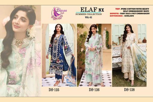 Dinsaa Elaf Summer Collection Vol 2 NX Cotton Salwar Suit Catalog 3 Pcs 8 510x340 - Dinsaa Elaf Summer Collection Vol 2 NX Cotton Salwar Suit Catalog 3 Pcs