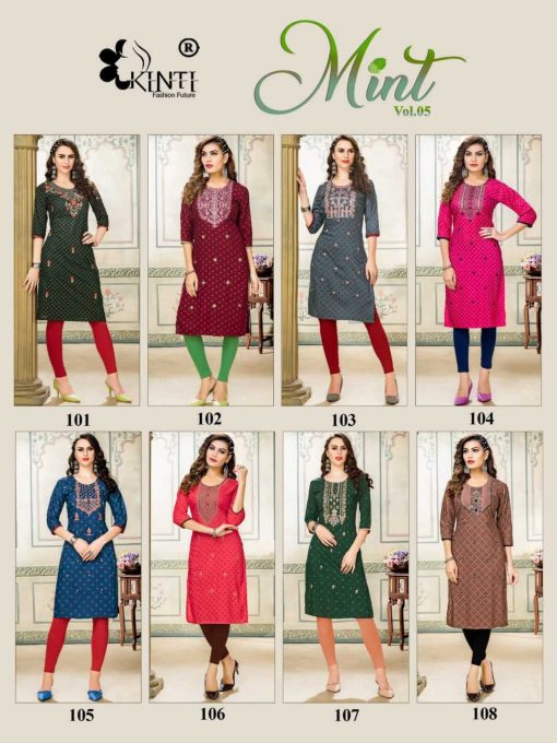 Kinti Mint Vol 5 Rayon Kurti Catalog 8 Pcs 7 510x680 - Kinti Mint Vol 5 Rayon Kurti Catalog 8 Pcs