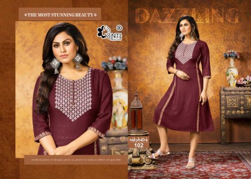 Kinti Nakshatra Rayon Kurti Catalog 6 Pcs 3 510x364 - Kinti Nakshatra Rayon Kurti Catalog 6 Pcs