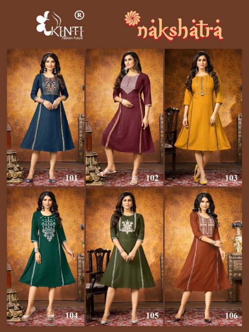 Kinti Nakshatra Rayon Kurti Catalog 6 Pcs 8 510x680 - Kinti Nakshatra Rayon Kurti Catalog 6 Pcs