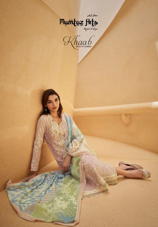 Mumtaz Arts Khaab Lawn Cotton Salwar Suit Catalog 8 Pcs 1 510x734 - Mumtaz Arts Khaab Lawn Cotton Salwar Suit Catalog 8 Pcs