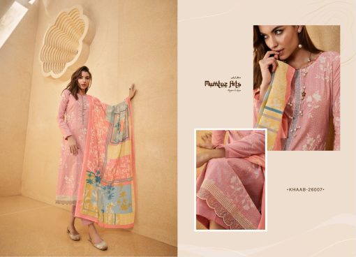 Mumtaz Arts Khaab Lawn Cotton Salwar Suit Catalog 8 Pcs 10 510x368 - Mumtaz Arts Khaab Lawn Cotton Salwar Suit Catalog 8 Pcs