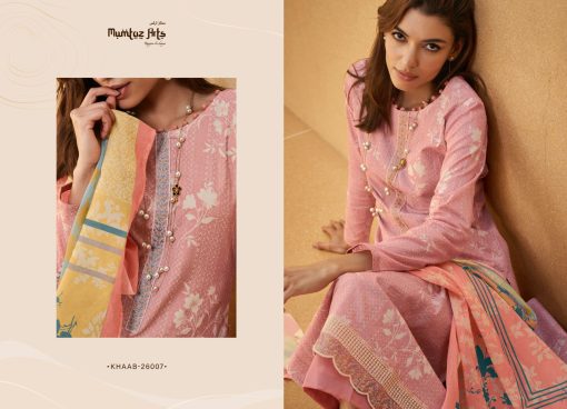 Mumtaz Arts Khaab Lawn Cotton Salwar Suit Catalog 8 Pcs 12 510x368 - Mumtaz Arts Khaab Lawn Cotton Salwar Suit Catalog 8 Pcs