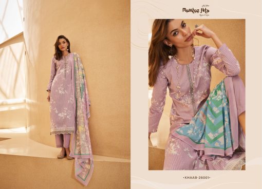 Mumtaz Arts Khaab Lawn Cotton Salwar Suit Catalog 8 Pcs 2 510x368 - Mumtaz Arts Khaab Lawn Cotton Salwar Suit Catalog 8 Pcs