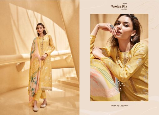 Mumtaz Arts Khaab Lawn Cotton Salwar Suit Catalog 8 Pcs 7 510x369 - Mumtaz Arts Khaab Lawn Cotton Salwar Suit Catalog 8 Pcs