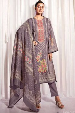 Mumtaz Arts Panache Lawn Cotton Salwar Suit Catalog 6 Pcs