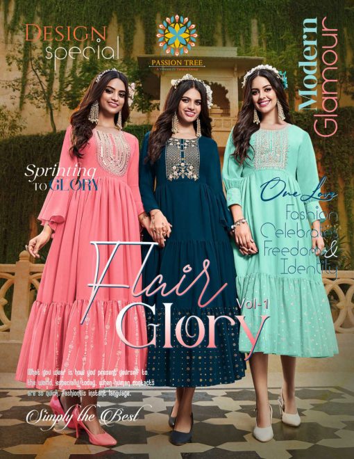 Passion Tree Flair Glory Vol 1 Gown Georgette Catalog 8 Pcs 1 510x660 - Passion Tree Flair Glory Vol 1 Gown Georgette Catalog 8 Pcs