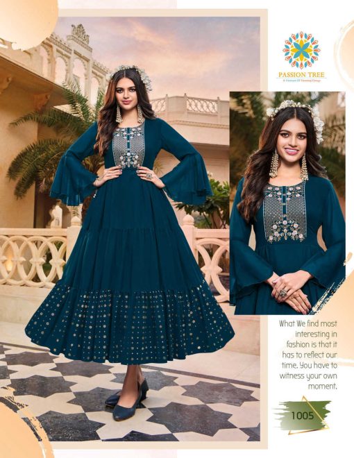 Passion Tree Flair Glory Vol 1 Gown Georgette Catalog 8 Pcs 9 510x660 - Passion Tree Flair Glory Vol 1 Gown Georgette Catalog 8 Pcs
