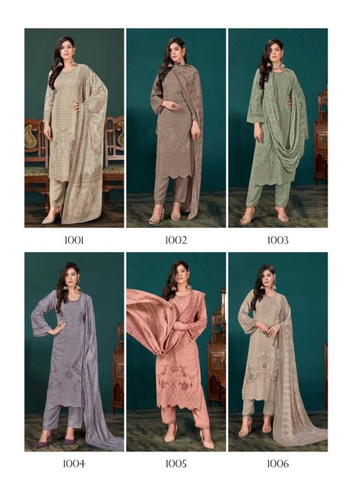 Qasr Syrinx Georgette Salwar Suit Catalog 8 Pcs 23 510x714 - Qasr Syrinx Georgette Salwar Suit Catalog 8 Pcs