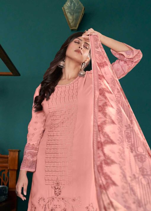 Qasr Syrinx Georgette Salwar Suit Catalog 8 Pcs 9 510x714 - Qasr Syrinx Georgette Salwar Suit Catalog 8 Pcs