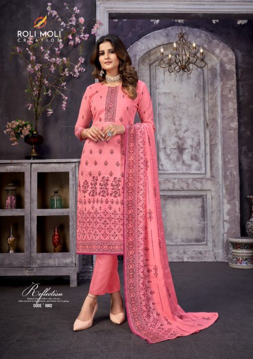 Roli Moli Husna Cotton Salwar Suit Catalog 8 Pcs 4 510x722 - Roli Moli Husna Cotton Salwar Suit Catalog 8 Pcs