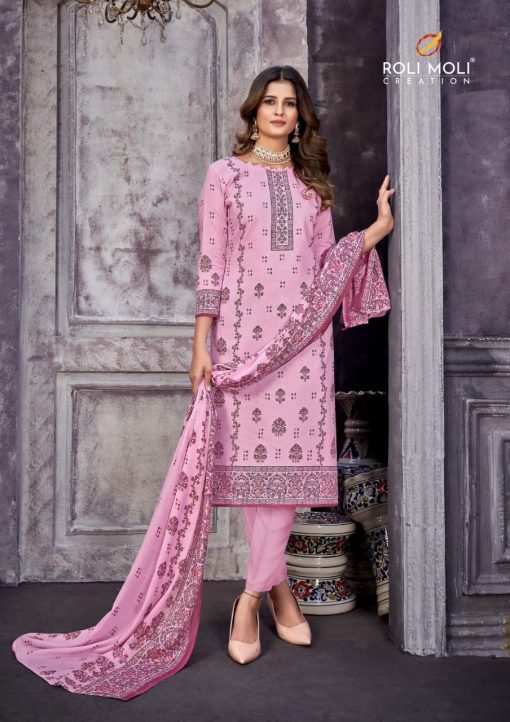 Roli Moli Husna Cotton Salwar Suit Catalog 8 Pcs 8 510x722 - Roli Moli Husna Cotton Salwar Suit Catalog 8 Pcs