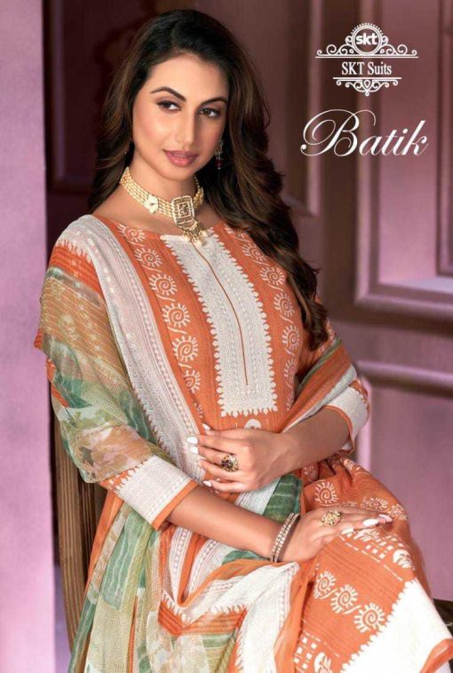 SKT Batik Cotton Salwar Suit Catalog 8 Pcs 7 1 510x758 - SKT Batik Cotton Salwar Suit Catalog 8 Pcs