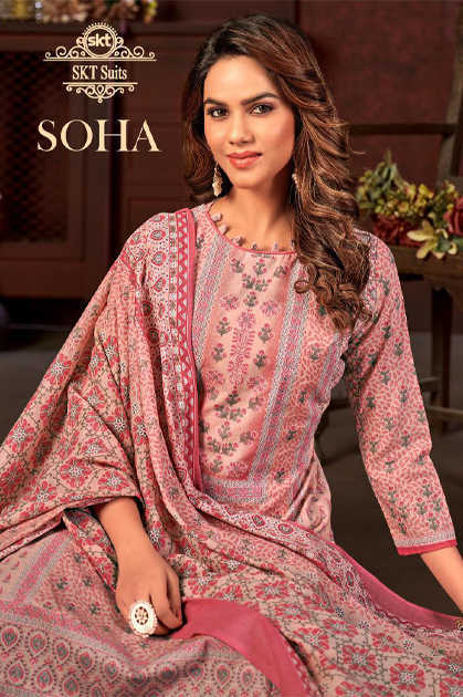 SKT Soha Cotton Salwar Suit Catalog 8 Pcs