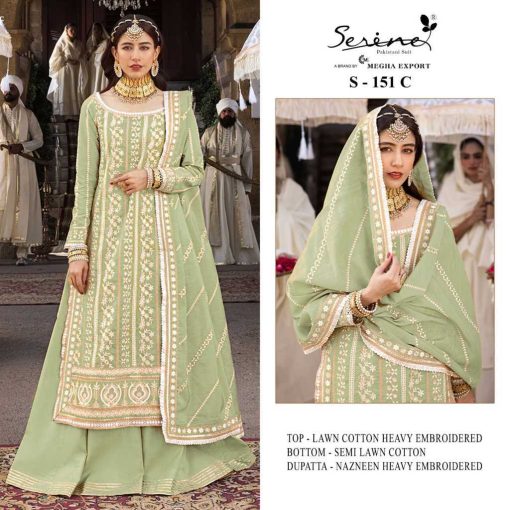 Serene S 151 A D Cotton Salwar Suit Catalog 4 Pcs 2 510x510 - Serene S 151 A-D Cotton Salwar Suit Catalog 4 Pcs