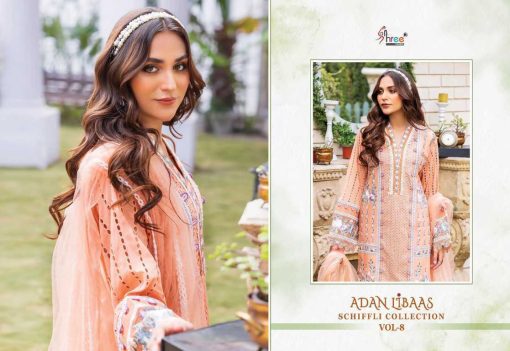 Shree Fabs Adan Libaas Schiffli Collection Vol 8 Cotton Salwar Suit Catalog 5 Pcs 10 510x351 - Shree Fabs Adan Libaas Schiffli Collection Vol 8 Cotton Salwar Suit Catalog 5 Pcs