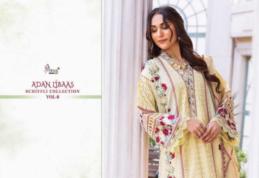 Shree Fabs Adan Libaas Schiffli Collection Vol 8 Cotton Salwar Suit Catalog 5 Pcs 6 510x351 - Shree Fabs Adan Libaas Schiffli Collection Vol 8 Cotton Salwar Suit Catalog 5 Pcs