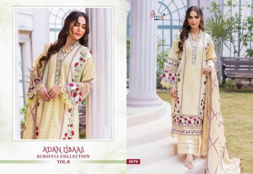 Shree Fabs Adan Libaas Schiffli Collection Vol 8 Cotton Salwar Suit Catalog 5 Pcs 7 510x351 - Shree Fabs Adan Libaas Schiffli Collection Vol 8 Cotton Salwar Suit Catalog 5 Pcs