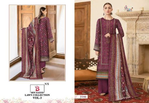 Shree Fabs Bin Saeed Lawn Collection Vol 3 NX Salwar Suit Catalog 3 Pcs 5 510x351 - Shree Fabs Bin Saeed Lawn Collection Vol 3 NX Salwar Suit Catalog 3 Pcs