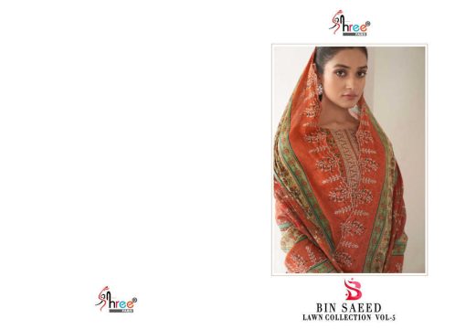 Shree Fabs Bin Saeed Lawn Collection Vol 5 Salwar Suit Catalog 6 Pcs 1 510x360 - Shree Fabs Bin Saeed Lawn Collection Vol 5 Salwar Suit Catalog 6 Pcs