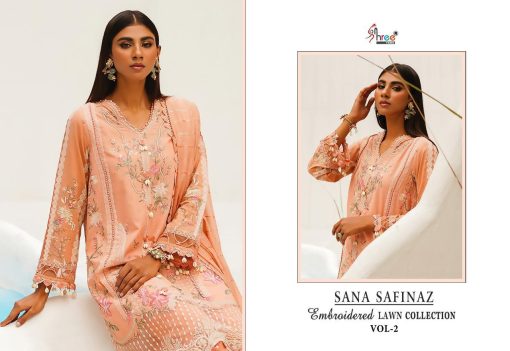 Shree Fabs Sana Safinaz Embroidered Lawn Collection Vol 2 Cotton Salwar Suit Catalog 8 Pcs 1 510x351 - Shree Fabs Sana Safinaz Embroidered Lawn Collection Vol 2 Cotton Salwar Suit Catalog 8 Pcs