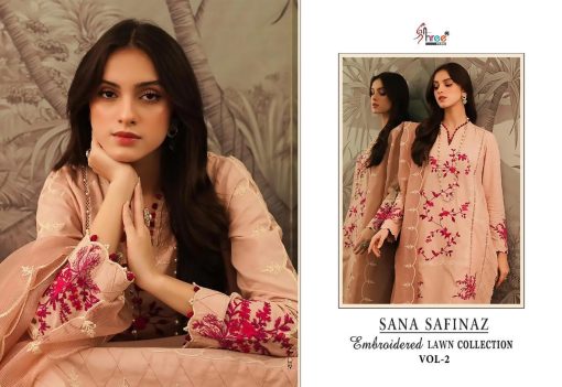 Shree Fabs Sana Safinaz Embroidered Lawn Collection Vol 2 Cotton Salwar Suit Catalog 8 Pcs 11 510x351 - Shree Fabs Sana Safinaz Embroidered Lawn Collection Vol 2 Cotton Salwar Suit Catalog 8 Pcs