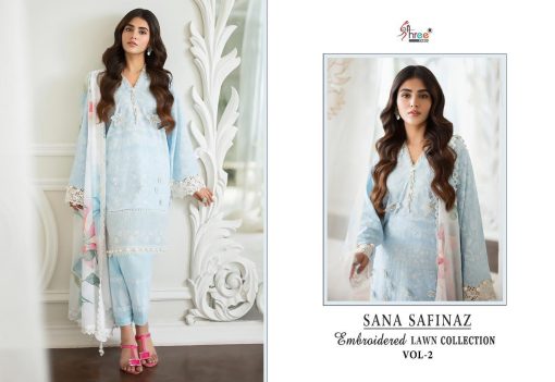 Shree Fabs Sana Safinaz Embroidered Lawn Collection Vol 2 Cotton Salwar Suit Catalog 8 Pcs 14 510x351 - Shree Fabs Sana Safinaz Embroidered Lawn Collection Vol 2 Cotton Salwar Suit Catalog 8 Pcs