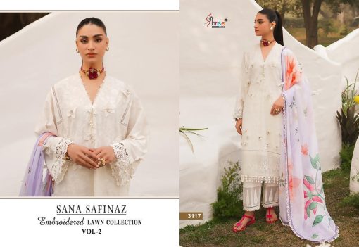 Shree Fabs Sana Safinaz Embroidered Lawn Collection Vol 2 Cotton Salwar Suit Catalog 8 Pcs 18 510x351 - Shree Fabs Sana Safinaz Embroidered Lawn Collection Vol 2 Cotton Salwar Suit Catalog 8 Pcs