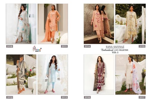 Shree Fabs Sana Safinaz Embroidered Lawn Collection Vol 2 Cotton Salwar Suit Catalog 8 Pcs 19 510x351 - Shree Fabs Sana Safinaz Embroidered Lawn Collection Vol 2 Cotton Salwar Suit Catalog 8 Pcs
