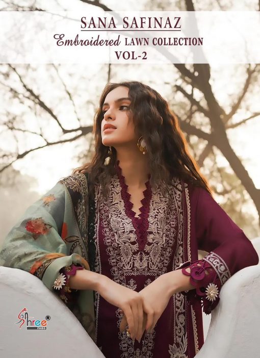 Shree Fabs Sana Safinaz Embroidered Lawn Collection Vol 2 Cotton Salwar Suit Catalog 8 Pcs 2 510x702 - Shree Fabs Sana Safinaz Embroidered Lawn Collection Vol 2 Cotton Salwar Suit Catalog 8 Pcs