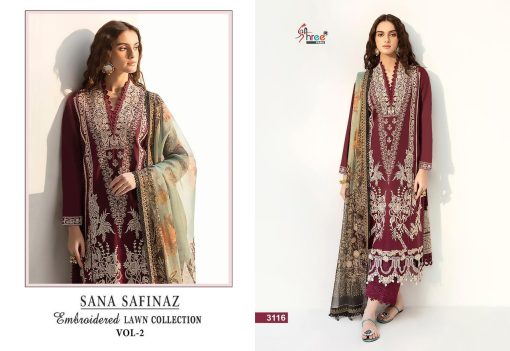 Shree Fabs Sana Safinaz Embroidered Lawn Collection Vol 2 Cotton Salwar Suit Catalog 8 Pcs 3 510x351 - Shree Fabs Sana Safinaz Embroidered Lawn Collection Vol 2 Cotton Salwar Suit Catalog 8 Pcs